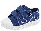 Bikkembergs Juniors - Bkx618LI011 (Infant/Toddler) (Navy/White Canvas)