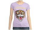 Ed Hardy - Tiger Basic Platinum Tee (Lavender) - Apparel