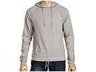Converse by John Varvatos - LS Reverse Seam Striped Pullover Hoodie (Limestone) - Apparel