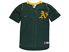 Nike Kids - Youth Pro Jersey (Big Kids) (Oakland Athletics) - Apparel