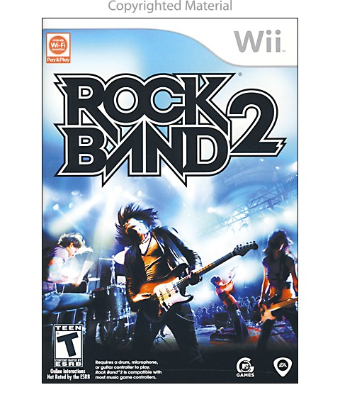 Nintendo Wii Rock Band 2 - Game Only : Nintendo Wii