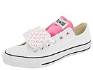 Converse - Chuck Taylor All Star Repeat Stars Double Tongue Ox (White/Pink) - Footwear