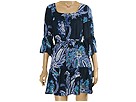 ABS Allen Schwartz - Flutter Sleeve Dress (Navy)