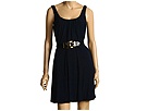 ABS Allen Schwartz - Sleeveless Belted Bubble Dress (Navy)
