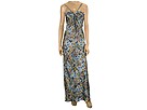 ABS Allen Schwartz - Gathered Bodice Printed Gown (French Blue)