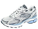 Saucony - ProGrid Hurricane 11 W (White/Silver/Blue) - Footwear