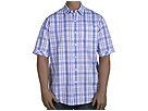 Sean John - Short Sleeve Plaid Shirt (Varsity Purple) - Apparel
