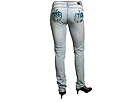 Apple Bottoms - Apple Pocket Skinny Leg Jean (Sky) - Apparel