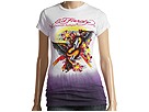 Ed Hardy - Snake Storm Dip Dye Tunic (Violet Dip Dye) - Apparel
