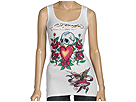 Ed Hardy - Skull In Love Rhinestone Tank