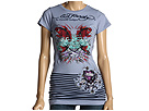Ed Hardy - Double Koi Specialty Tee (Blue Gray) - Apparel