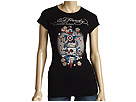 Ed Hardy - Tatooed Love Platinum Tee (Black) - Apparel