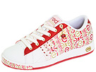 Red by Marc Ecko Kids - Phranz Fade Out (Youth) (White Leather/Gold & Red Graphics) - Footwear