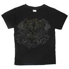 Ed Hardy 5BG160 Little KidsBig Kids Black Apparel
