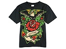 Ed Hardy Kids - 5BG185 (Little Kids/Big Kids) (Black-Eagle) - Apparel