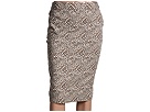 Liz Claiborne Petite Cheetah Print Cotton Silk Pencil Skirt