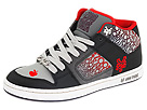 Zoo York - Somerville (Black Leather/Gray/Red Trim) - Footwear