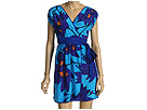 Hype - Venus Silk Wrap Dress (Blue) - Apparel