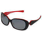 Oakley - Dangerous Polarized Asian Fit (Black/Red W/Grey Polarized Lens) - Eyewear