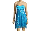 Betsey Johnson - Evening Twist Shout Dress (Blue) - Apparel