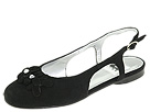 A Line - 6/A0511 (Toddler/Youth) (Black Kid Suede) - Footwear