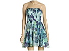 ABS Allen Schwartz - S/L Printed Chiffon Short Print (Sea Mist)