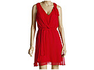 ABS Allen Schwartz - Draped Wrap w/ Ties (Garnet)