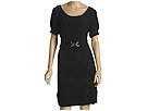 ABS Allen Schwartz - Puff Sleeve Tee Dress w/ Belt (Black)