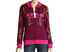 Ed Hardy - Anchor Cross Specialty Multi Hoodie (Pink) - Apparel