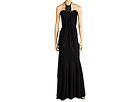 ABS Allen Schwartz - Jeweled T Neck Long Gown (Black)