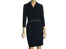 ABS Allen Schwartz - Side Wrap Tuck and Belt (Navy)
