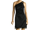 ABS Allen Schwartz - Asymmetrical Side Tucked Dress (Black)