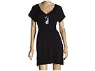 BCBGeneration - Asymmetrical Sequin Dress (Black) - Apparel