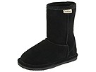 Bearpaw Eva Short (Toddler/Youth) (Black Suede)