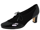 Fitzwell - Ophelia (Black Suede/Patent)
