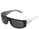 Electric Eyewear - G-6 (Black N White Chex/Grey Lens)