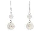 Andrew Hamilton Crawford - Resin Drop Earrings (White/Silver)