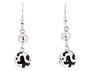 Andrew Hamilton Crawford - Resin Drop Earrings (Black/Silver)