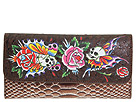 Ed Hardy - Anaconda Bijoux Clutch (Brown) - Bags and Luggage