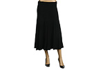Nic+Zoe - Solid Knit Soft Skirt (Black Onyx) - Apparel