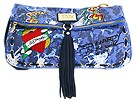 Ed Hardy - Baba Cool Barbara Clutch (Blue) - Bags and Luggage