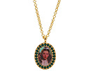 Tarina Tarantino - Emerald City Dorothy Petite Pendant Necklace (Emerald) - Jewelry