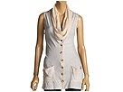 Ella Moss - Celine Sleeveless Cardigan (Soy)
