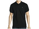 J. Lindeberg - JL Polo Tailored Fit Mercerized Pique (Black) - Apparel