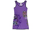 Ed Hardy Kids - True Tattoo Dress Tank (Toddler/Little Kids) (Purple) - Apparel