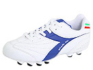 Diadora Kids - Brasil Rio Jr (Youth) (White/Dark Royal) - Footwear