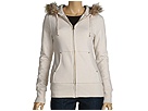 Nixon - Lexington Zip Faux Fur Hood (Cream) - Apparel