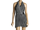 BCBGeneration - Halter Wrap Dress (Black) - Apparel