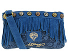 Ed Hardy - Bohemian Rhapsody Frannie Zip Top Shoulder (Navy) - Bags and Luggage