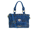 Ed Hardy - Bohemian Rhapsody Filina Zip Top Shoulder (Navy) - Bags and Luggage